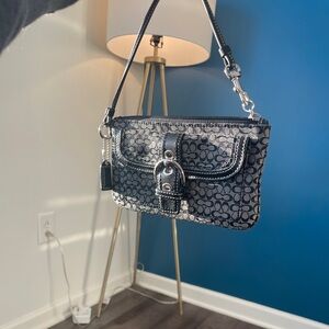 Vintage Y2K Coach Soho Signature Wristlet